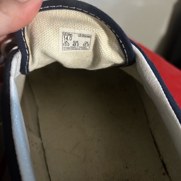 Men’s Navy Vans- Size 14 - Picture 3 of 4
